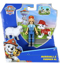 Paw Patrol Legetøjsfigurer - Marshall & Farmer Al