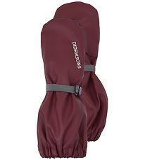 Didriksons Luffer m. Fleece - PU - Pileglove - Anemon Red