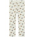Lil' Atelier Leggins - Uld/Modal - NmmNalu - Turtledove/MELANGE