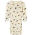 Lil' Atelier Body l/æ - Uld/Modal - Noos - NbmNalu - Turtledove/