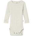 Lil' Atelier Bodysuit l/s - Wool/Modal - Noos - Rib - NbnNalu - 