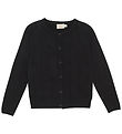 Creamie Cardigan - Strik - Pointelle - Sort