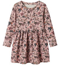 Name It Kjole - NmfNaline - Burnished Lilac m. Blomster
