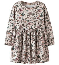 Name It Dress - NmfNaline - Peyote Melange w. Flowers