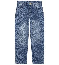 Zadig & Voltaire Jeans - Denim Blue m. Leopardprint