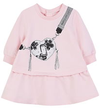 Little Marc Jacobs Sweatkjole - Pink m. Print