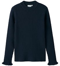 Name It Bluse - Rib - NkfVianna - Navy Blazer
