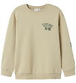 Name It Sweatshirt - NkmNolen - Iceland Fossil w. Print