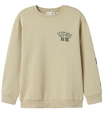 Name It Sweatshirt - NkmNolen - Island Fossil m. Print