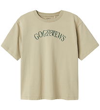Name It T-shirt - NkmNevin - Island Fossil m. Print