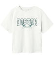 Name It T-shirt - NkfNulsa - Cloud Dancer m. Print
