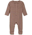Fixoni Jumpsuit - Mocha Meringue w. Stripes