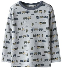Name It Bluse - Uld - NmmWillit - Micro Chip/Tractor
