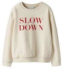 Name It Sweatshirt - NkfNoriana - Parchment m. Print