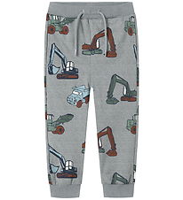 Name It Sweatpants - NmmNenean - Gråmeleret