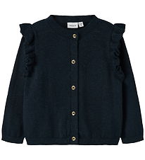 Name It Cardigan - Noos - Strik - NmfAbinne - Blå m. Glitter
