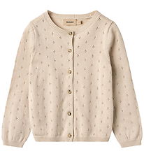 Wheat Cardigan - Strik - Maia - Off White m. Hulmønster