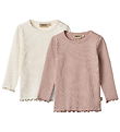 Wheat Blouses - Rib - 2-Pack - Ida - Rose Powder