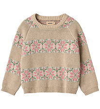 Wheat Bluse - Strik - Alberte - Warm Sand