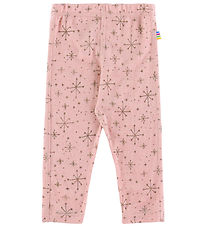 Joha Leggings - Wool - Pink w. Stars
