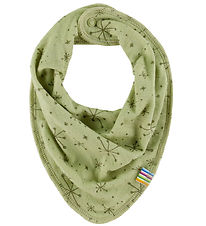 Joha Teething Bib - Wool - Light Olive w. Stars