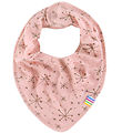 Joha Teething Bib - Wool - Pink w. Stars