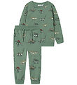 Name It Sweatsæt - NmmNenean - Green Bay m. Dinosaurer