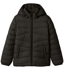 Name It Puffer Jacket - NkfMarble - Black