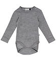 Hummel Body l/æ - HmlMini - Uld - Gråmeleret