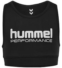 Hummel Sportstop - HmlJr Pulse - Sort m. Logo