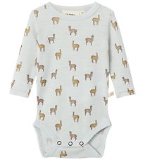 Lil Atelier Body l/æ - Uld - NbmNoel - Gray Dawn/Lama