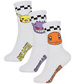 Name It Strømper - 3-pak - Pokemon - NkmJanaka - Bright White/3P