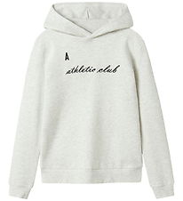 LMTD Hættetrøje - NlmNaclub - Lysegråmeleret m. Print