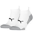 Puma Ankelstrømper - Sport - 2-pak - Hvid