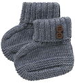 Name It Booties - Wool - Knitted - NbmWrilla - Folkstone Grey