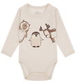 Hust and Claire Bodysuit l/s - Wool/Bamboo Viscose - Baloo - Fre