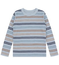 Hust and Claire Blússa - Ull/Bambus Viscose - Abba - Baby Blue