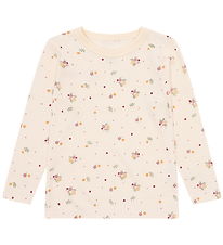 Hust and Claire Blússa - Ull - HCAwo Flora - Off White