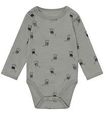 HUst and Claire Body l/æ - Uld - HCBo Mouse - Forest Fog