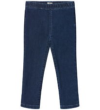 Copenhagen Colors Leggings - Denim - Dark Indigo Blue Tvättad
