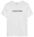 Calvin Klein T-shirt - Bright White m. Sort