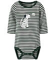 Name It Body l/æ - NbmKian - Cloud Dancer/Deep Forrest m. Print