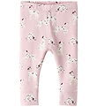 Name It Leggings - NbfKilas - Bleached Mauve/Cloud Dancer w. Pri