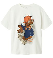 Name It T-shirt - NkmNova - Cloud Dancer m. Print