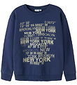 Name It Sweatshirt - NkmNestel - Blueprint m. Print