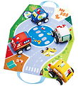 Hape Bilsæt - Pull-Back Plush Car Set - 4-pak