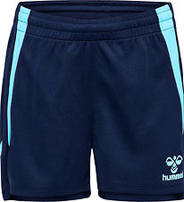 Hummel shorts - hmlLead 2.0 - Marine/Blue Fish