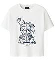 LMTD T-shirt - NlfTedi - Bright White m. Print