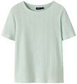 LMTD T-shirt - NlfNmina - Aqua Glass m. Hulmønster