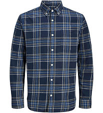 Jack & Jones Skjorte - JprBlubrook - Dark Navy m. Tern